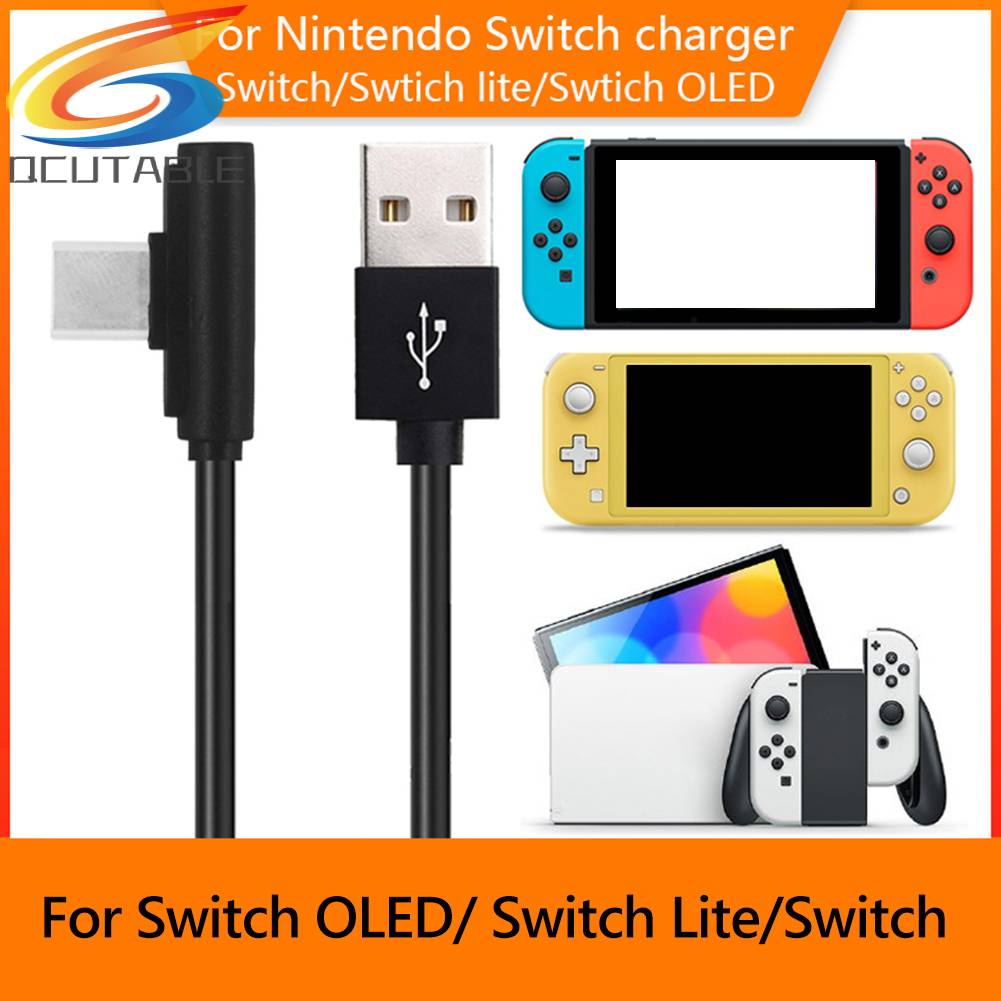 Dây Cáp Sạc USB Loại C 90 Độ Dành Cho NS Switch OLED / Switch LITE