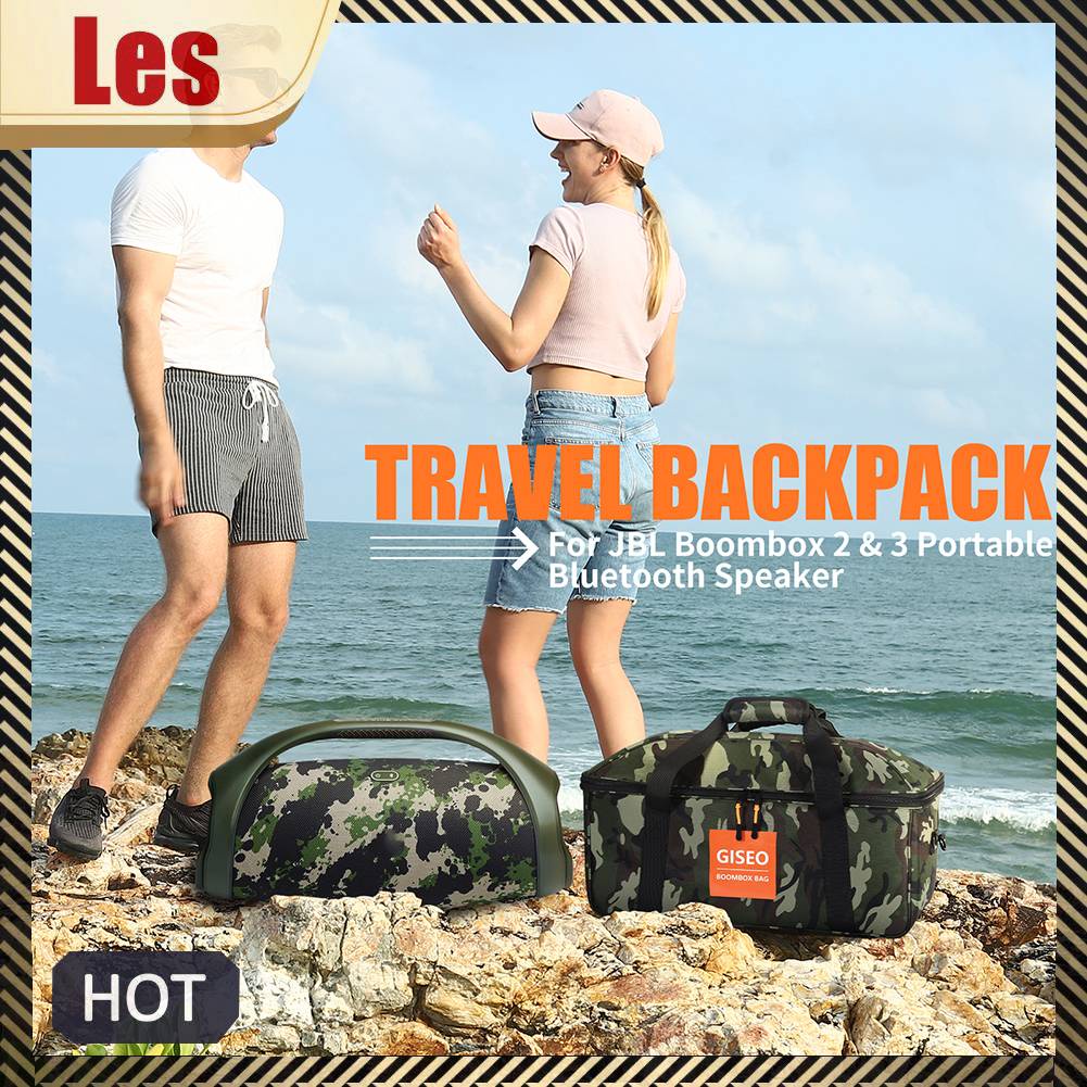 Túi Đựng Loa Chống Thấm Nước Có Dây Đeo Điều Chỉnh Được Cho JBL BOOMBOX 3 / BOOMBOX 2