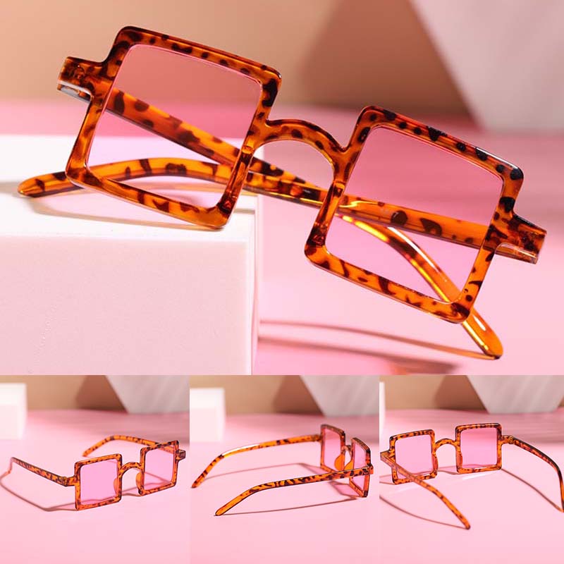 Kính Mát Gọng Vuông Phong Cách Cổ Điển Thời Trang Cho Bé RYVN