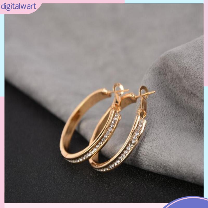 Khuyên Tai Tròn Lớn Đơn Giản Cá Tính Đa Năng [DG]