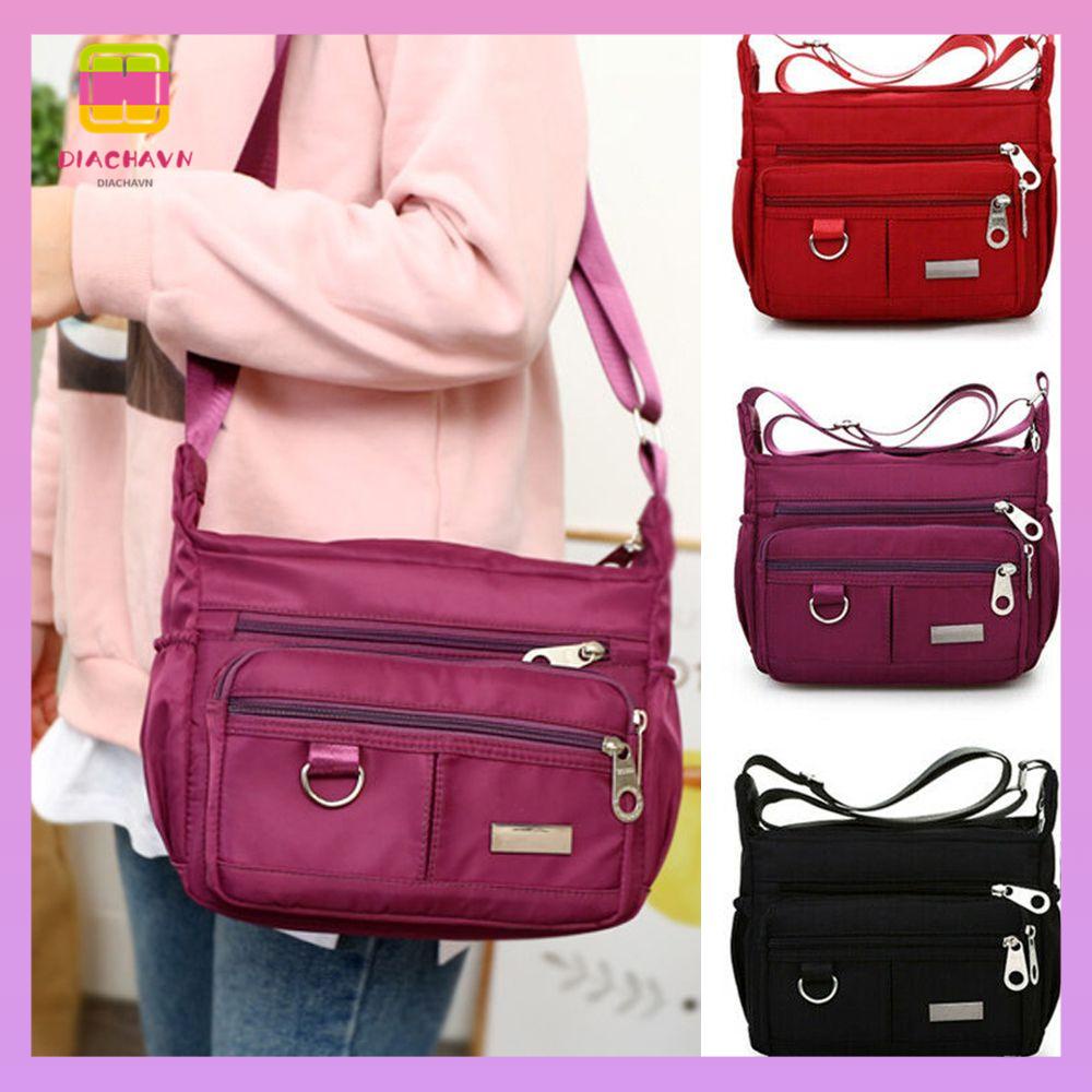 DIACHAVN Túi Đeo Chéo Nhiều Ngăn Chống Thấm Nước Thời Trang Cho Nữ
