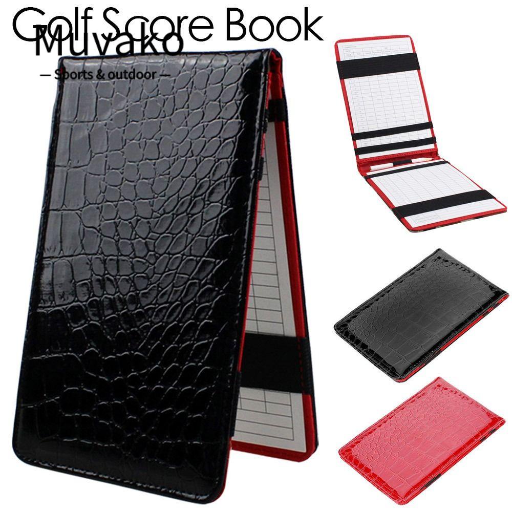 MUVAKO Máy Đếm Điểm Chơi Golf Chất Liệu Da PU Cao Cấp
