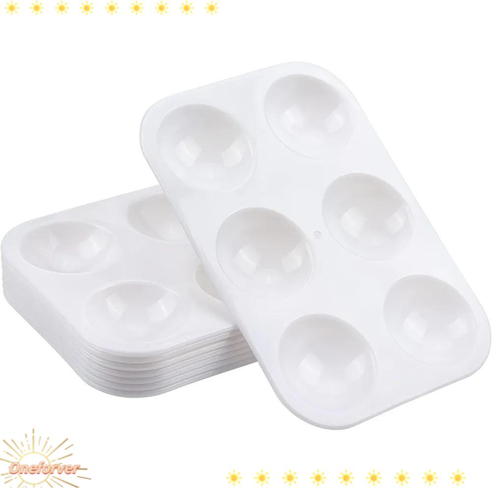 FOREVER Bộ 5 Bảng Pha Màu Nước 6 Lỗ Bằng Nhựa Mới Dành Cho Họa Sĩ