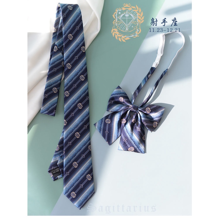 Cà Vạt Đồng Phục Thiết Kế Phong Cách Preppy Dành Cho Nữ Và Nam