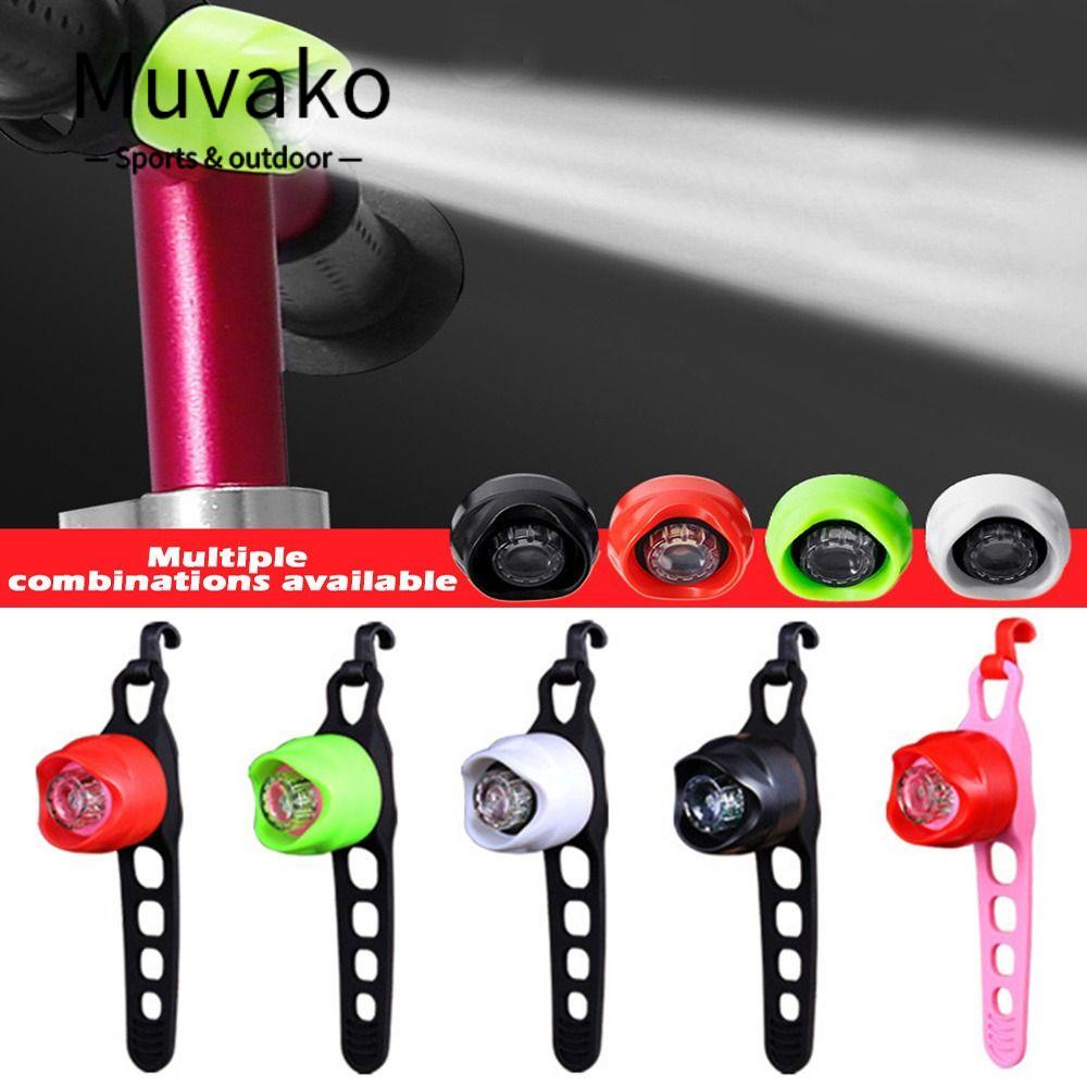 MUVAKO Đèn LED An Toàn Phía Trước Và Sau Cho Xe Đạp