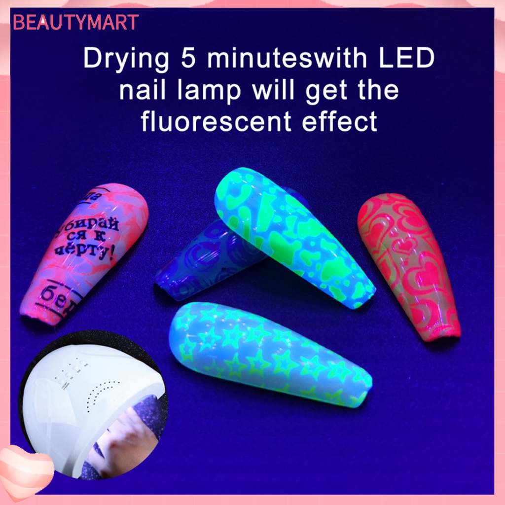 Gel Sơn Móng Tay 8ml Hiệu Ứng Dạ Quang Tiện Dụng Cho Nữ