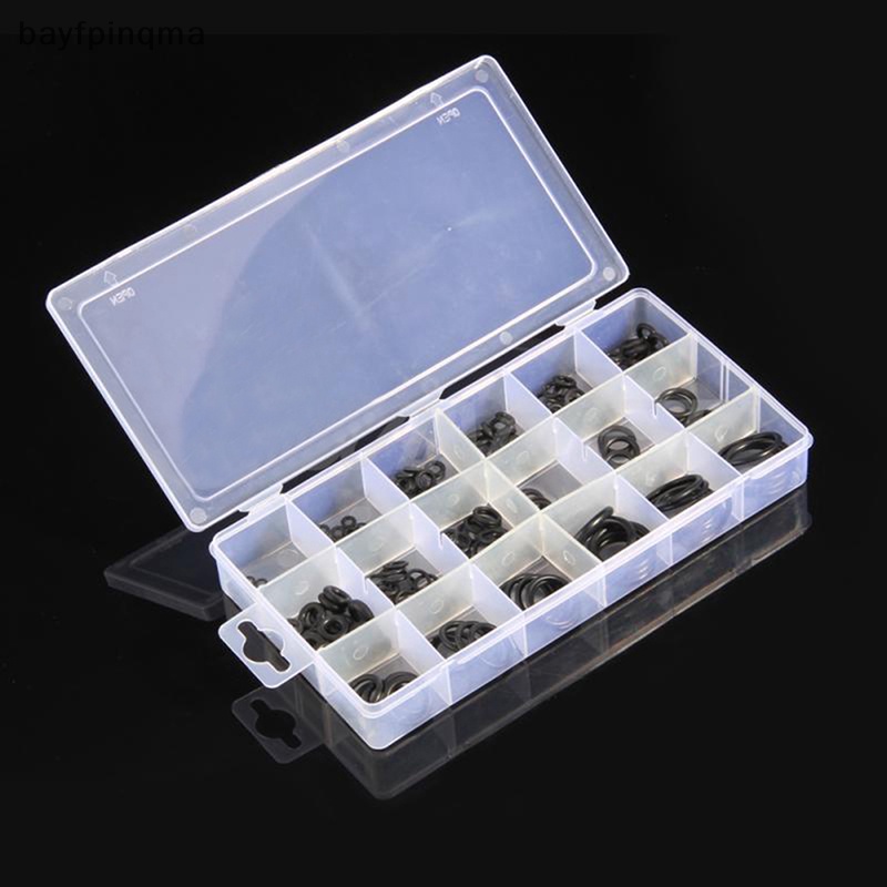 225 PCS đen cao su O Ring máy giặt con dấu O-ring Bộ phân loại cho Xe Hơi Mới