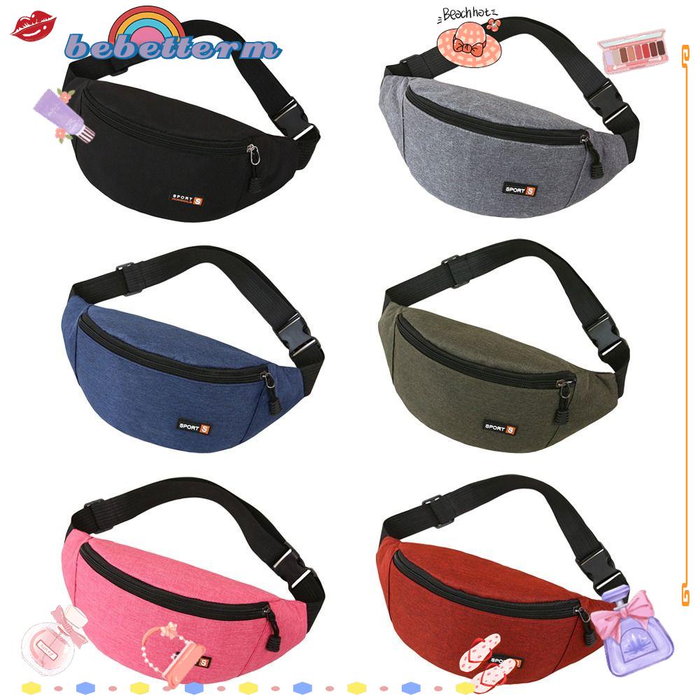 BEBETTERM Túi Đeo Hông Thể Thao Bằng Vải Nylon