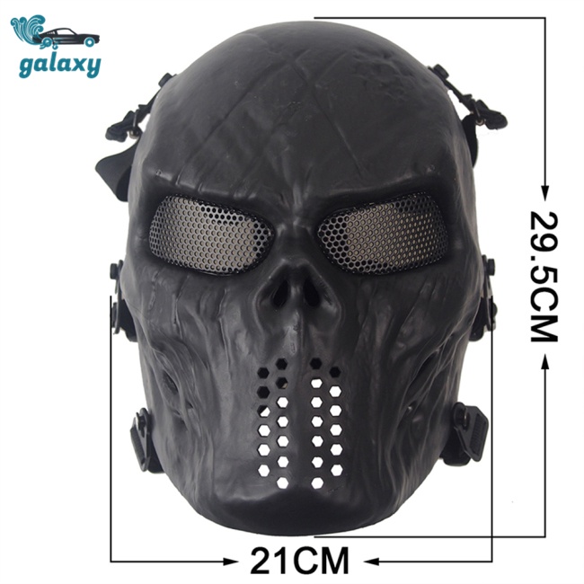 Mặt Nạ galaxy M06 Hình Đầu Lâu Có Thể Điều Chỉnh Kích Thước Trang Trí Tiệc Ngoài Trời