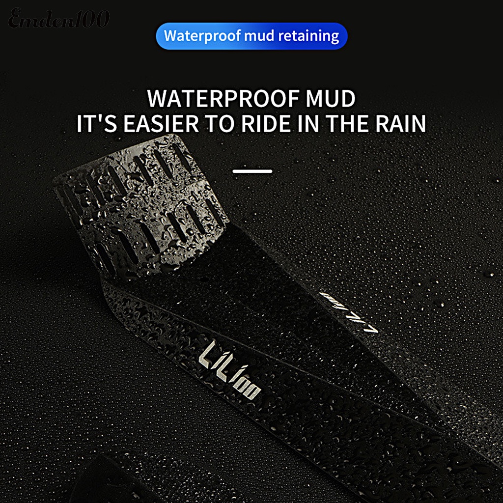 [EMDEN] Tấm Chắn Bùn Chống Thấm Nước Dễ Lắp Đặt Có Thể Điều Chỉnh Độ Bền Cao Cho Xe Đạp Leo Núi