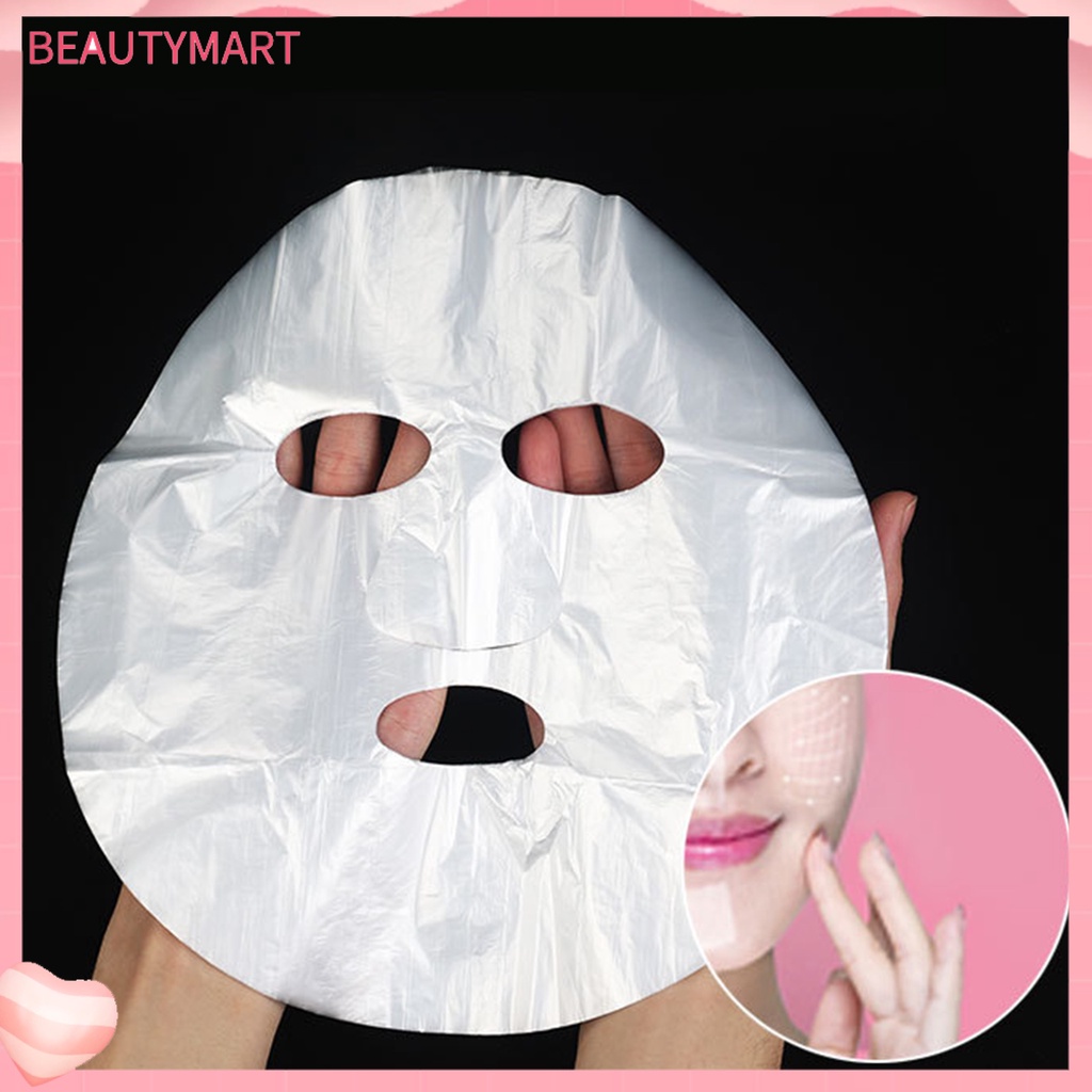 Bộ 100 Miếng Dán Nhựa PE Chống Mất Dưỡng Ẩm Đa Năng Dùng Một Lần Cho Spa