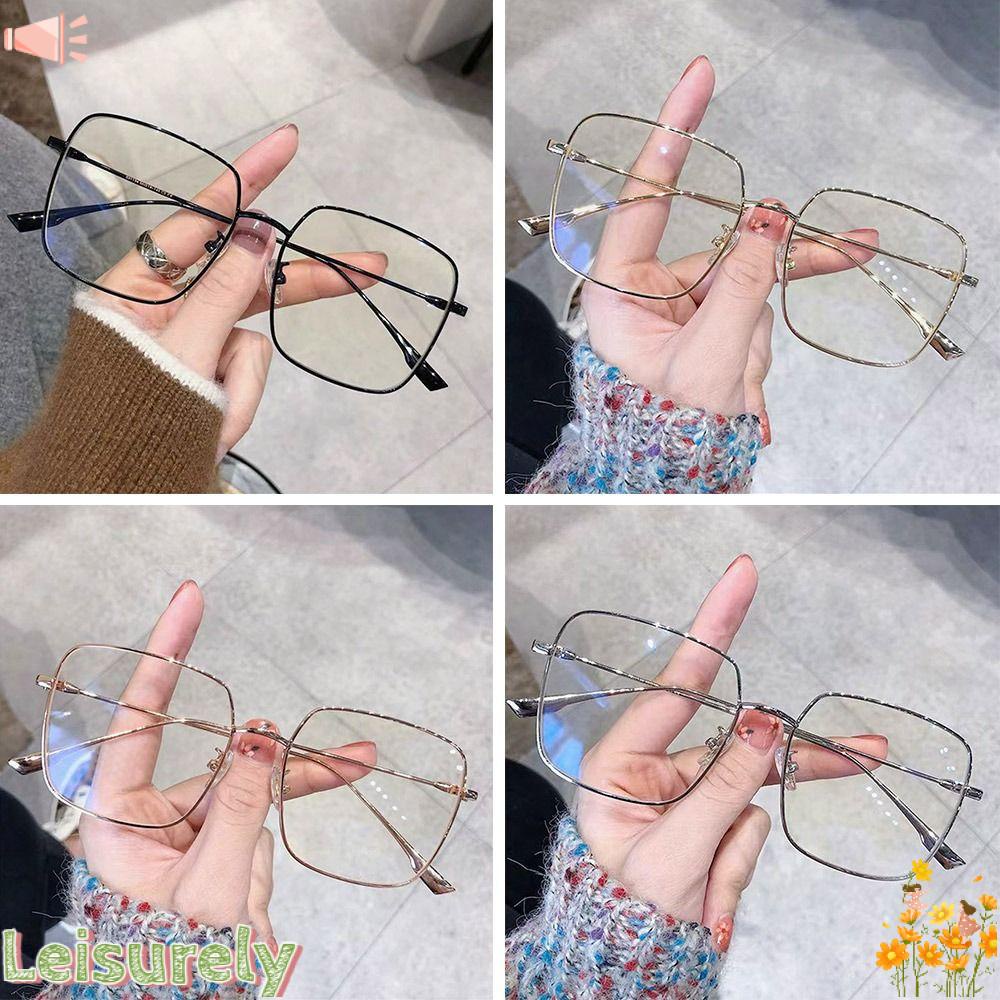 LEILY Kính Mát Gọng Siêu Nhẹ Chống Ánh Sáng Xanh Thời Trang Cho Nam Và Nữ
