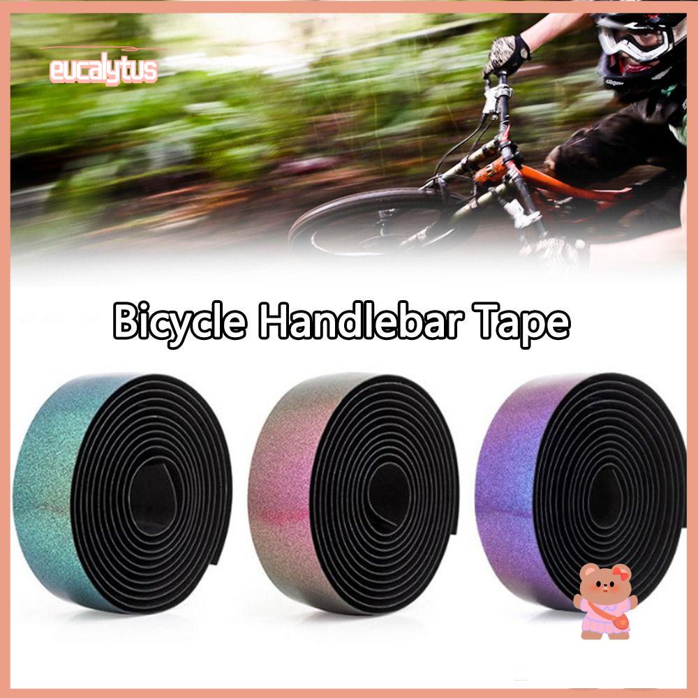 EUTUS Băng Quấn Tay Lái Xe Đạp MTB Chống Trượt Giảm Xóc Màu Sắc Tắc Kè