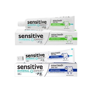 Kem Đánh Răng Làm Trắng Răng P/S Sensitive Mineral Expert By Whitening Fresh Mint 100g