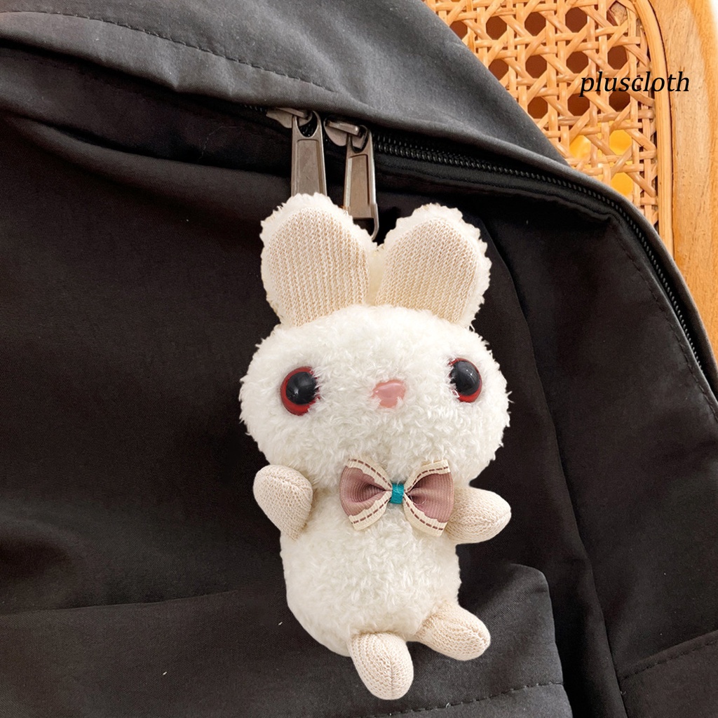 Móc Khóa Thỏ Nhồi Bông Đáng Yêu Cho Bé Gái