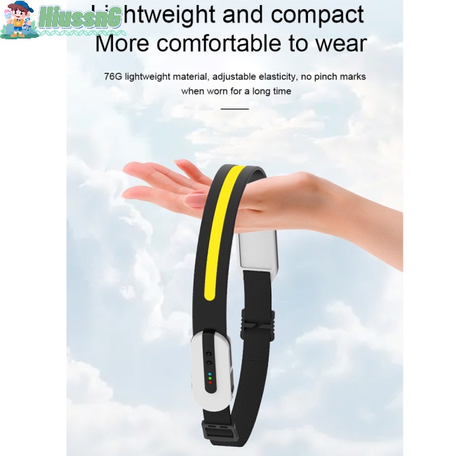 Đèn Pin Đội Đầu Siêu Nhẹ Góc Rộng 230 Độ Chất Lượng Cao