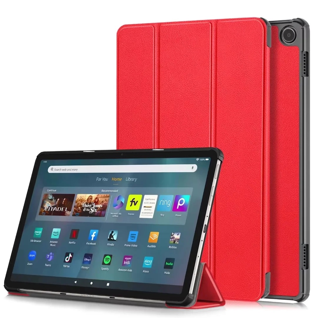 Bao Da PU Máy Tính Bảng Nắp Gập Nam Châm Tự Động Tắt Mở Cho Amazon Fire Max 11 Fire Max 11 2023