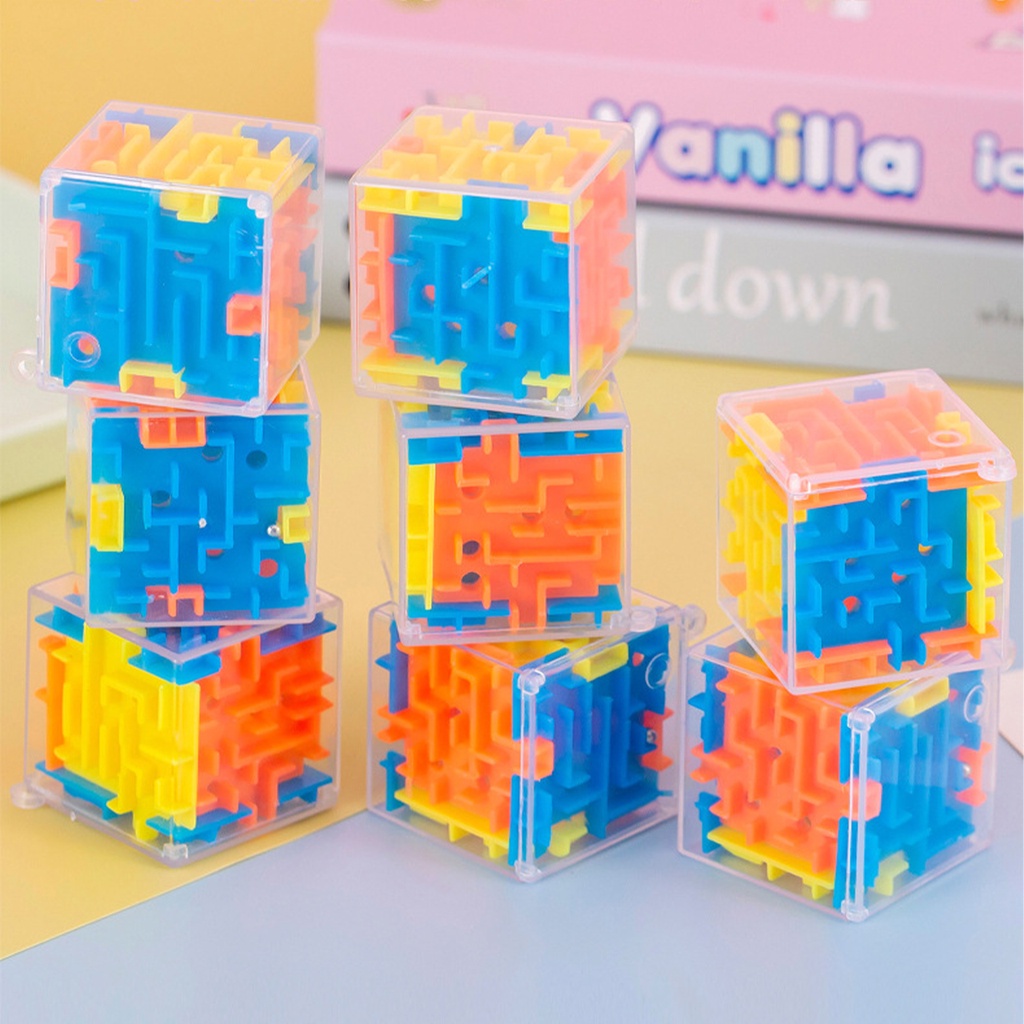 Khối Rubik 3d Mini Dạng Cuộn Thú Vị Hỗ Trợ Giáo Dục Sớm Cho Bé