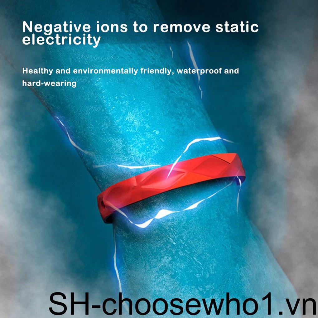 Vòng Đeo Tay Silicone Chống Tĩnh Điện Có Thể Điều Chỉnh Dành Cho Nam Và Nữ