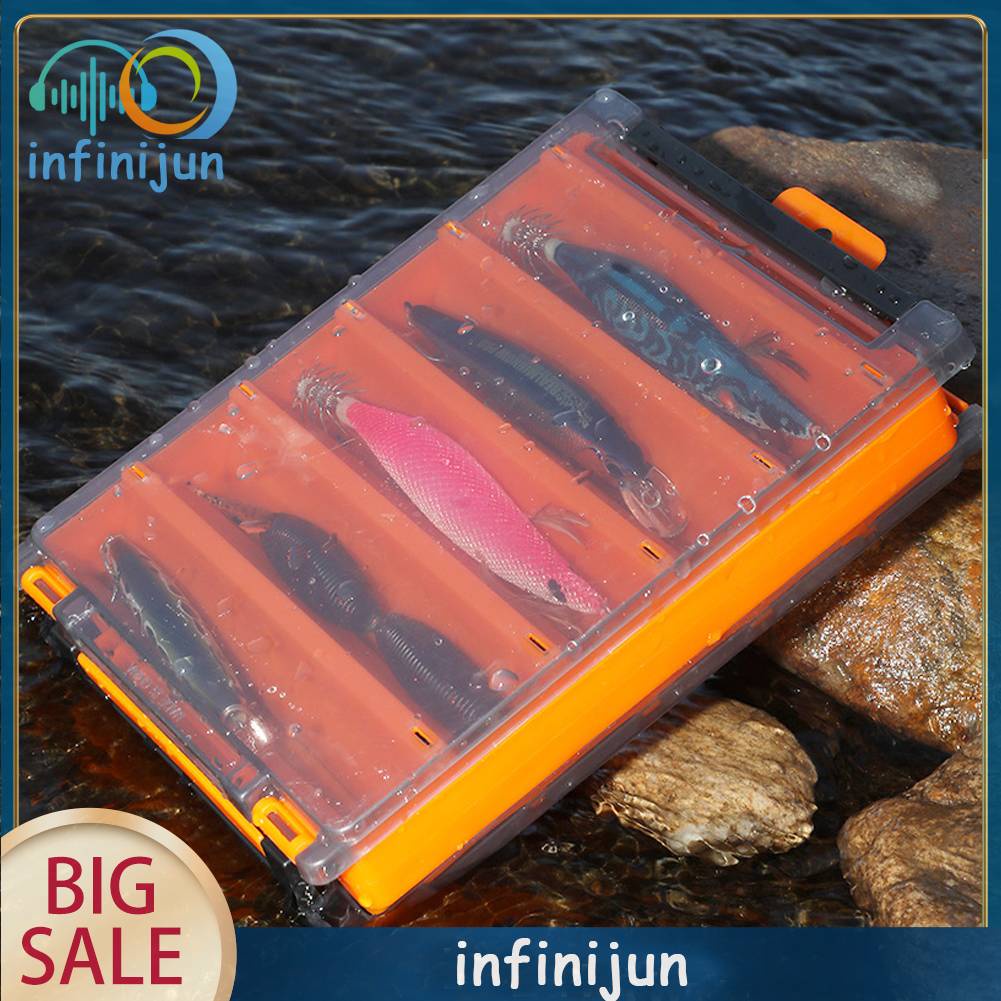 Hộp Đựng Mồi Câu Cá / Tôm Hai Mặt Bằng Gỗ Tiện Dụng