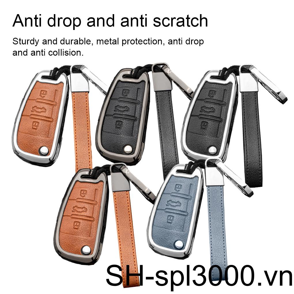 Ốp Bảo Vệ Chìa Khóa Xe Hơi Thiết Kế Xoay 360 Độ° Vỏ Bọc Chìa Khóa Điều Khiển Từ Xa Chống Nước Chống Trầy Xước Gọn Nhẹ
