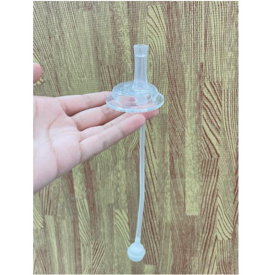 Ống hút thẳng cho bình sữa cổ rộng Moyuum, Grosmimi, Pigeon cho bé từ 6 tháng