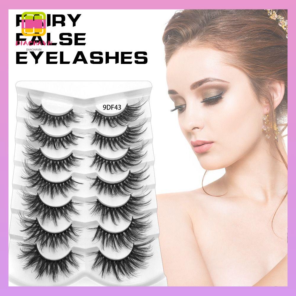 DIACHAVN Lông Mi Giả Mềm Mại Trang Điểm Chuyên Nghiệp