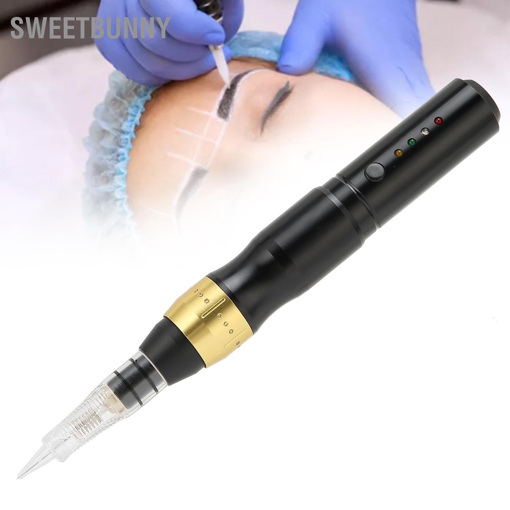 SweetBunny Máy Microblading Xăm Lông Mày Không Dây Trang Điểm Bán Vĩnh Viễn Bút 100-240V