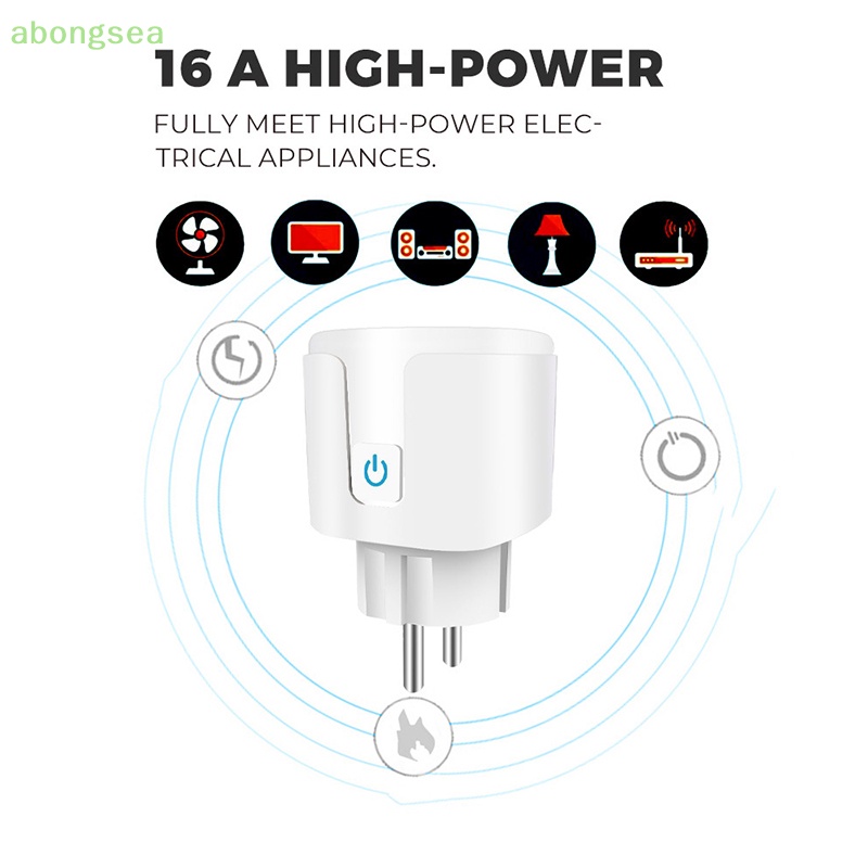 Ổ Cắm Điện Thông Minh EU 16A Điều Khiển Bằng Giọng Nói Tiện Dụng