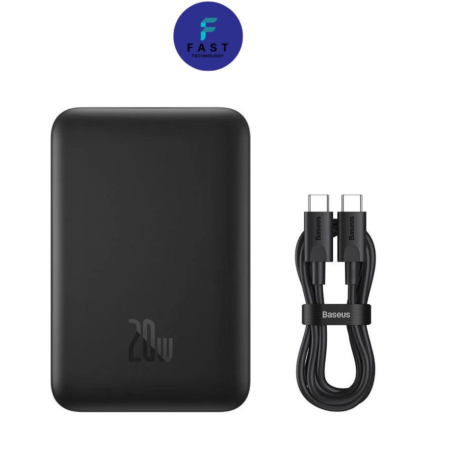 Pin Sạc Dự Phòng Không Dây Tích Hợp Nam Châm Baseus Magnetic Wireless 6000mAh 20W Bảo hành 12 tháng