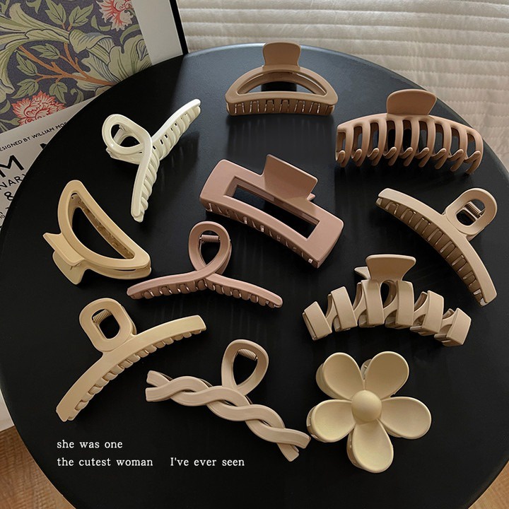 Kẹp Tóc Hình Cá Mập / Bông Hoa Màu Sắc Xinh Xắn Cho Nữ