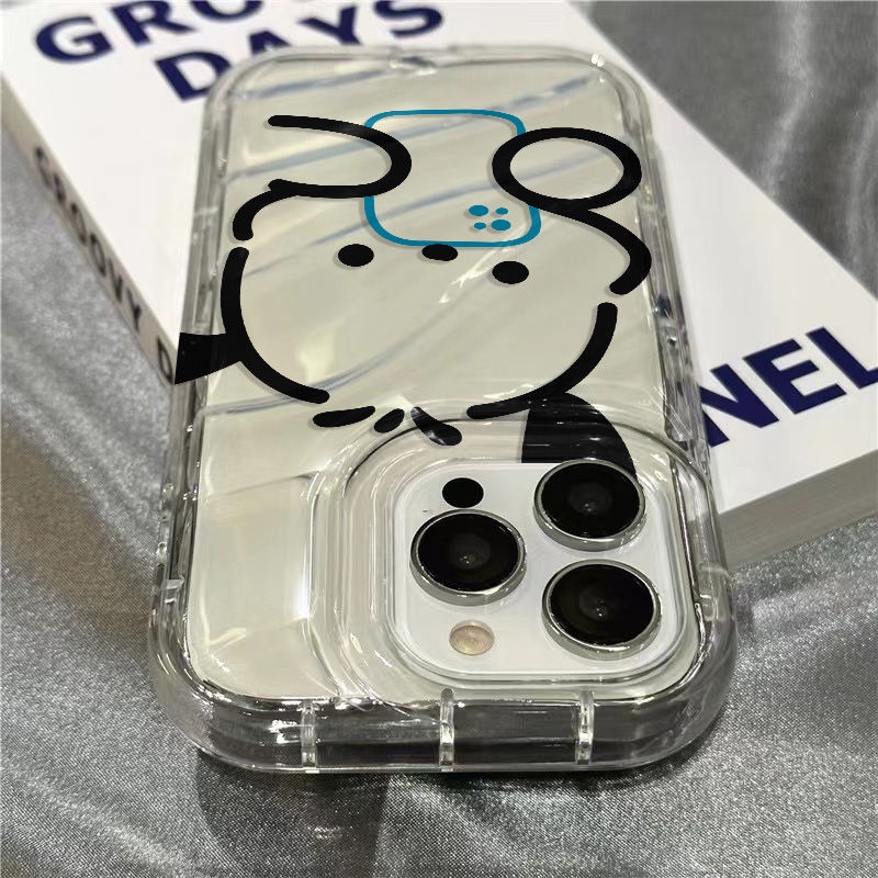 Ốp Điện Thoại Mềm Trong Suốt Họa Tiết Chú Cún Dễ Thương Cho Apple 8plus / 7 sins1312 / xriPhone14promax / Blue 11 Bbw5