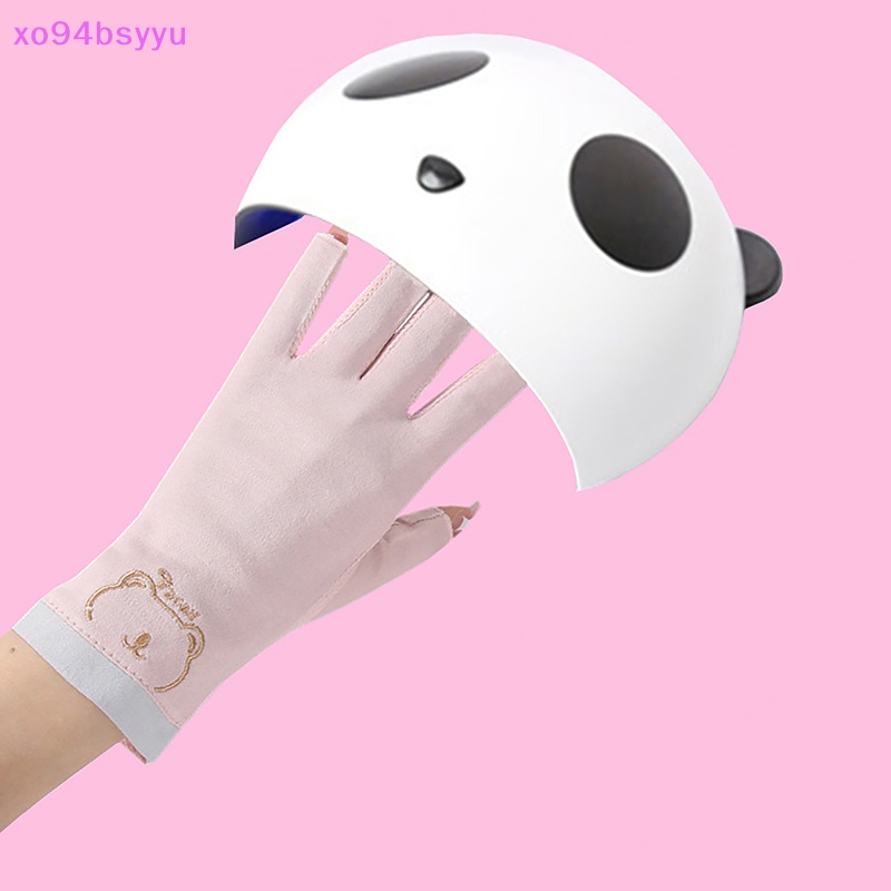 1 Cặp Găng Tay Đèn LED UV Chống Bức Xạ Dùng Để Hong Khô Móng Xo94Bsyu