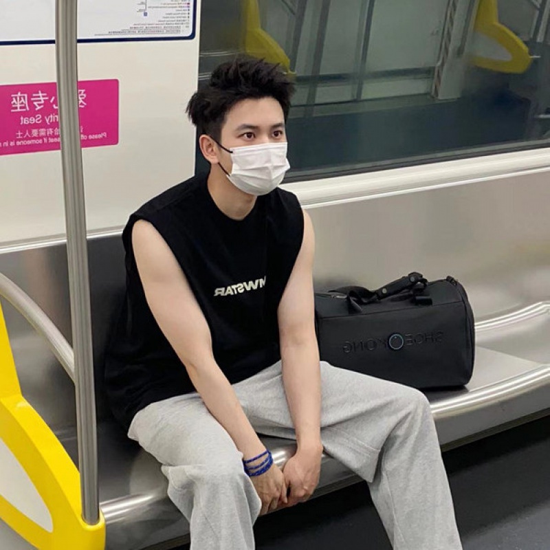 Áo Thun Thể Thao Sát Nách Dáng Rộng Thời Trang Mùa Hè 2023 Mới Cho Nam