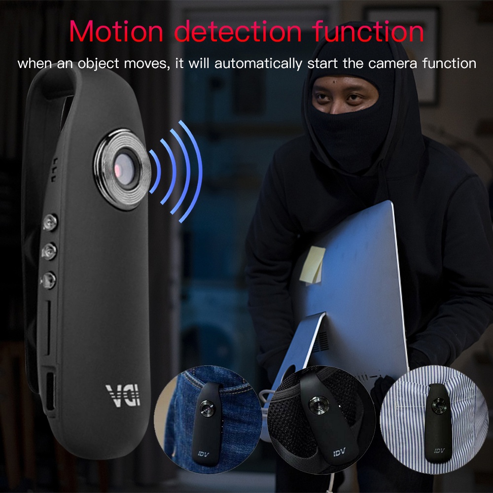 Di động không dây 1080p Hd Mini Phát hiện chuyển động Máy ảnh Dv Dvr Máy quay video âm thanh kỹ thuật số Hành động thể thao Micro Cam Máy ghi hình xe đạp cho văn phòng ngoài trời tại nhà