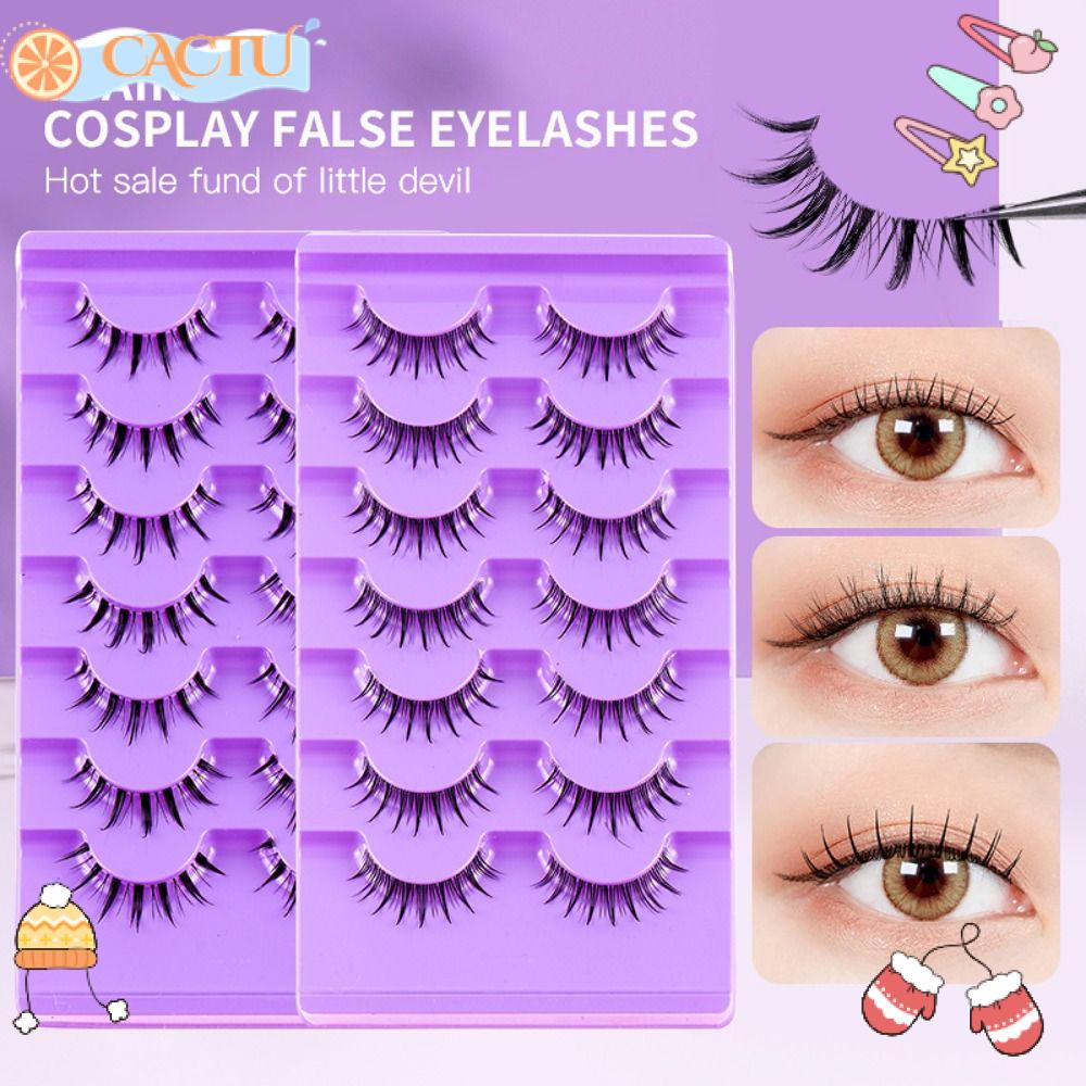 CACTU Lông Mi Giả Trang Điểm Làm Đẹp Cho Nữ