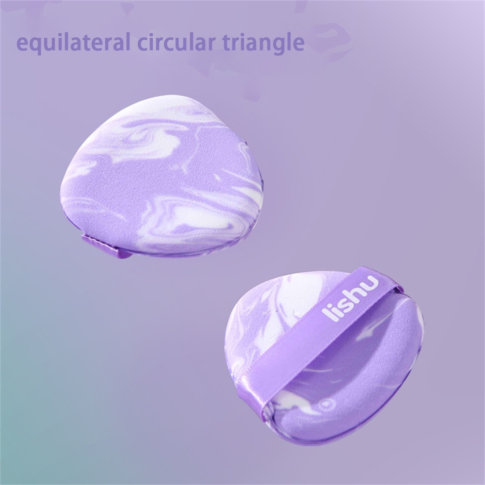 Lishu Potato Chips Powder Puff Air Cushion Puff Purple Sweet Potato Flavour Đệm khí Egg Yolk Pie Powder Puff Foundation Mút trang điểm Mút xốp heby1