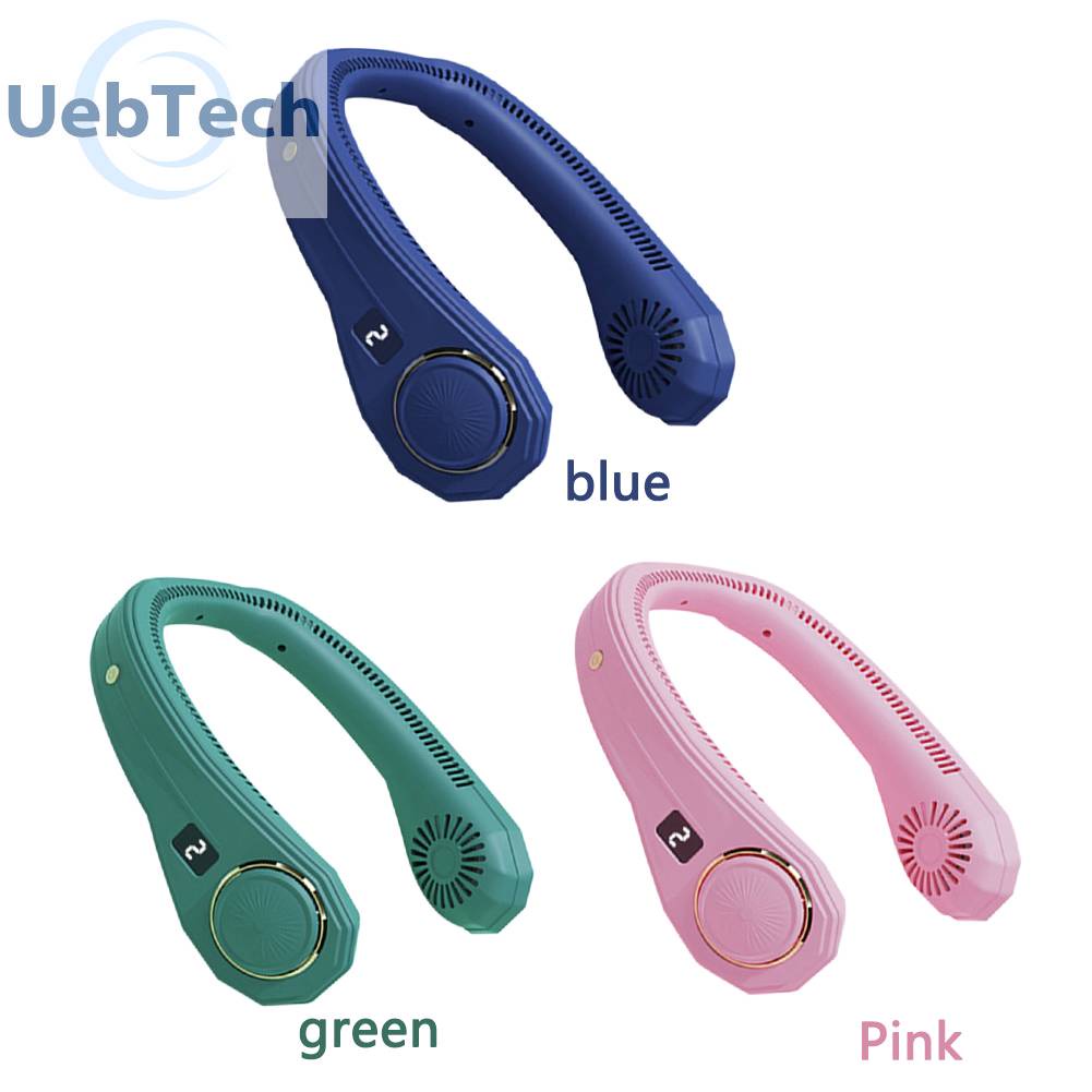 Quạt Làm Mát 4000mAh Đeo Cổ Không Cánh Tiện Dụng Mang Theo Du Lịch