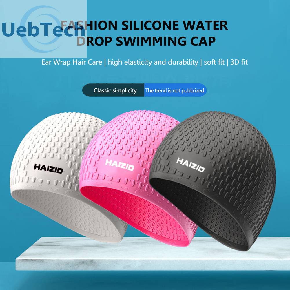Mũ Bơi Silicone Chống Thấm Nước Bảo Vệ Tai Cho Nam Nữ