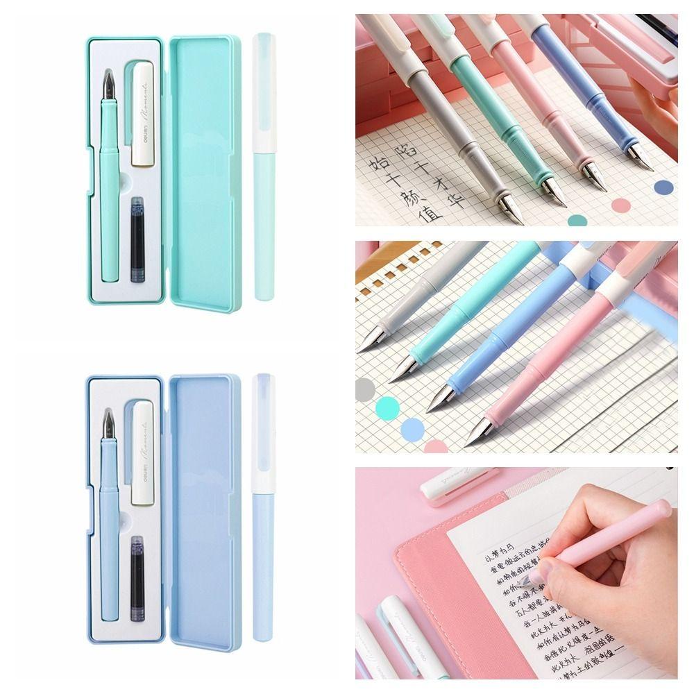 Bộ Bút Mực Có Thể Thay Thế Với 4 Màu Sắc Khác Nhau Ngòi 0.3-0.45mm EF
