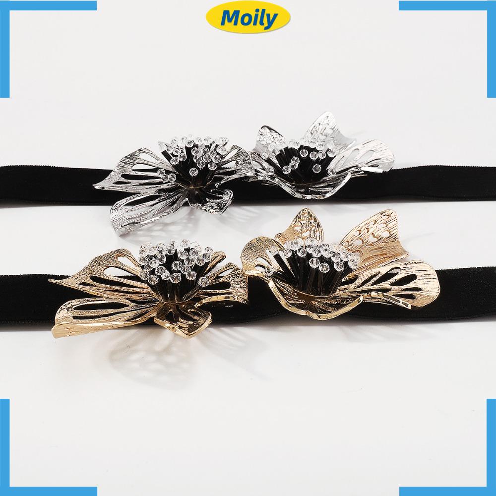 MOILYVN Vòng Cổ Choker Dây Nhung Nhã Nhặn