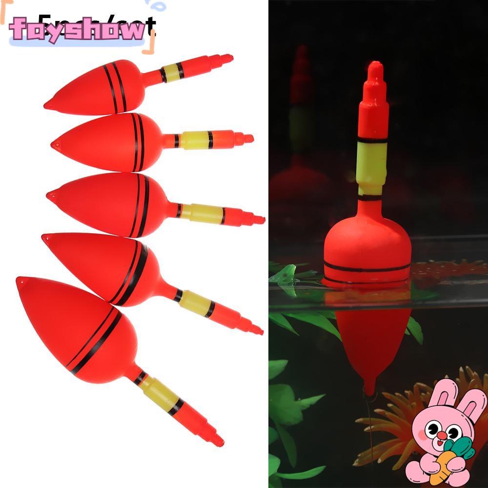 FAY Set 5 Phao Nổi Câu Cá Bằng Nhựa Chất Lượng Cao