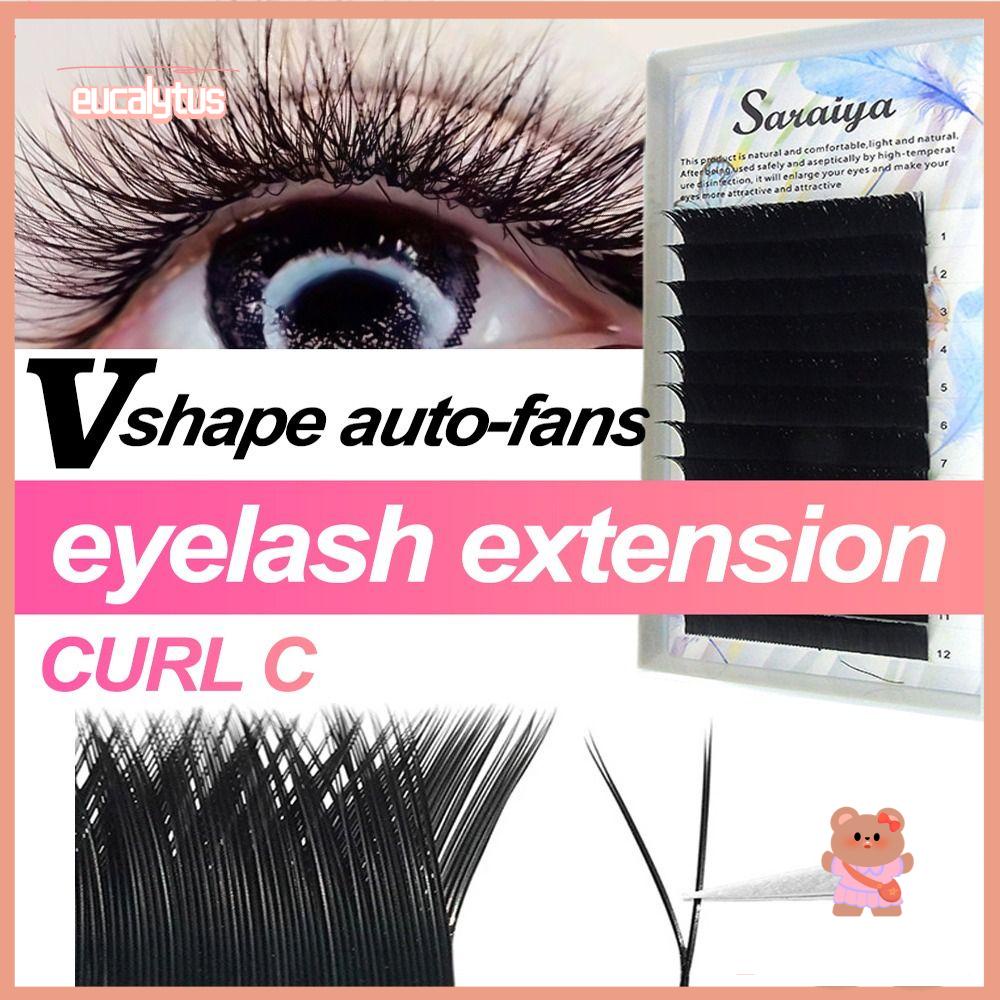 EUTUS Lông Mi Giả Handmade Lâu Trôi Trang Điểm Tự Nhiên