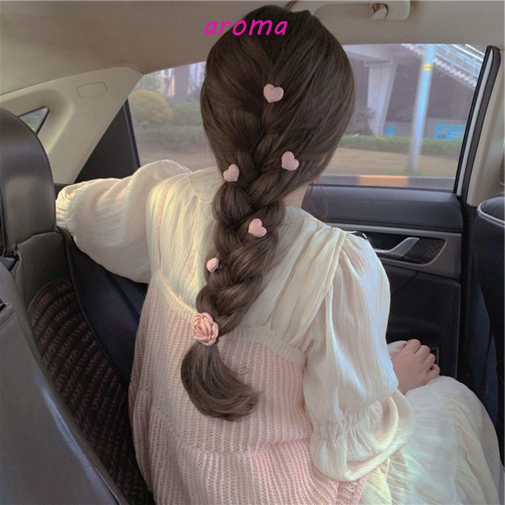 AROMA 1 Kẹp Tóc Nữ Đính Hoa Thời Trang