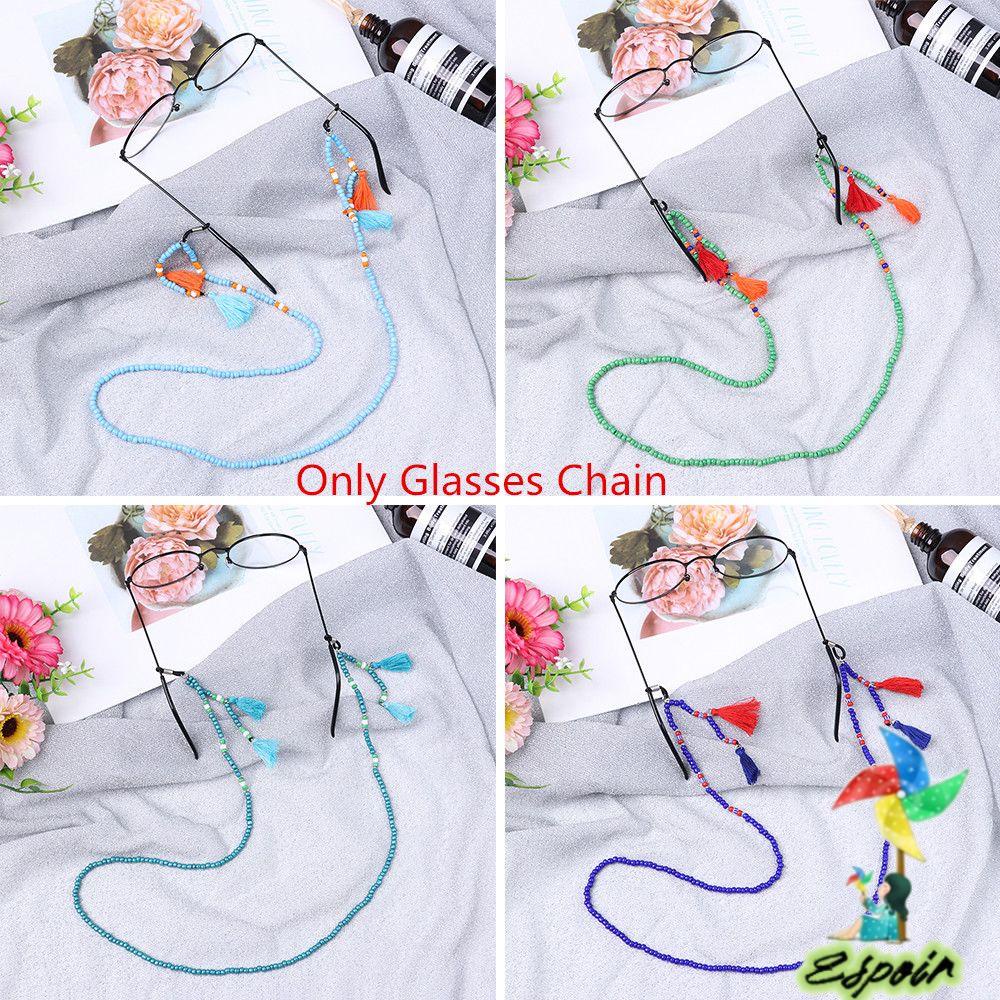 ESPO Dây Chuỗi Hạt Đeo Mắt Kính Nhiều Màu Ngọt Ngào