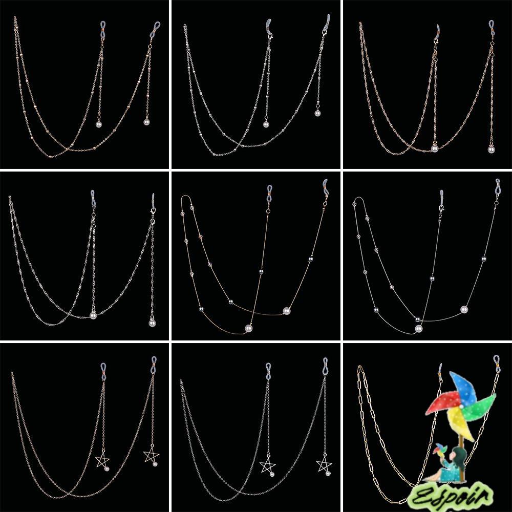 ESPO Dây Đeo Kính Đọc Sách Bằng Kim Loại Cho Nam &amp; Nữ