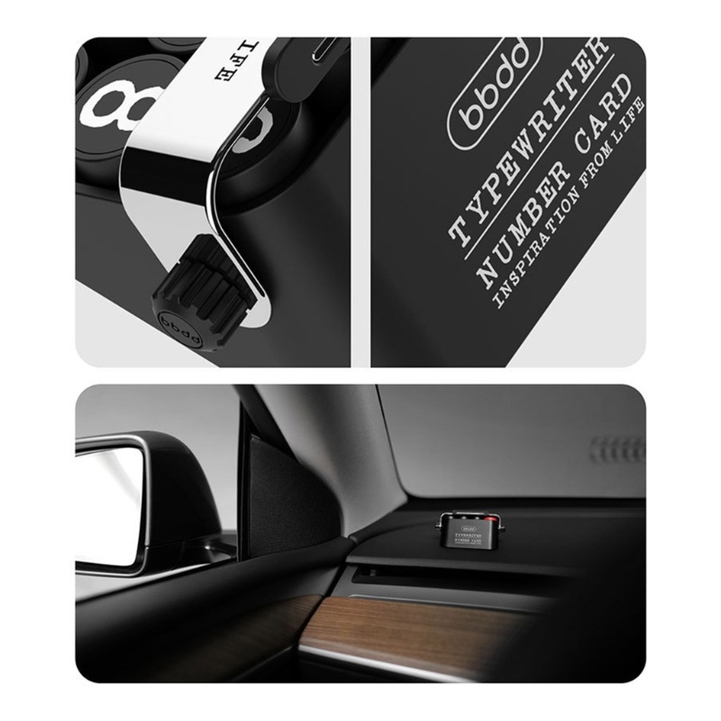 Thẻ Ghi Số Điện Thoại Đỗ Xe Tạm Thời Tiện Dụng