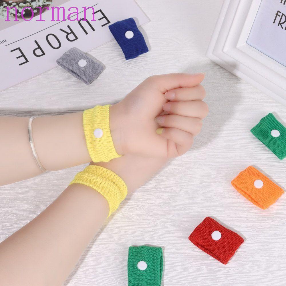 NORMAN Băng Đeo Cổ Tay Cotton Chống Say Tàu Xe Khi Chơi Thể Thao Dành Cho Phụ Nữ Mang Thai Và Trẻ Em