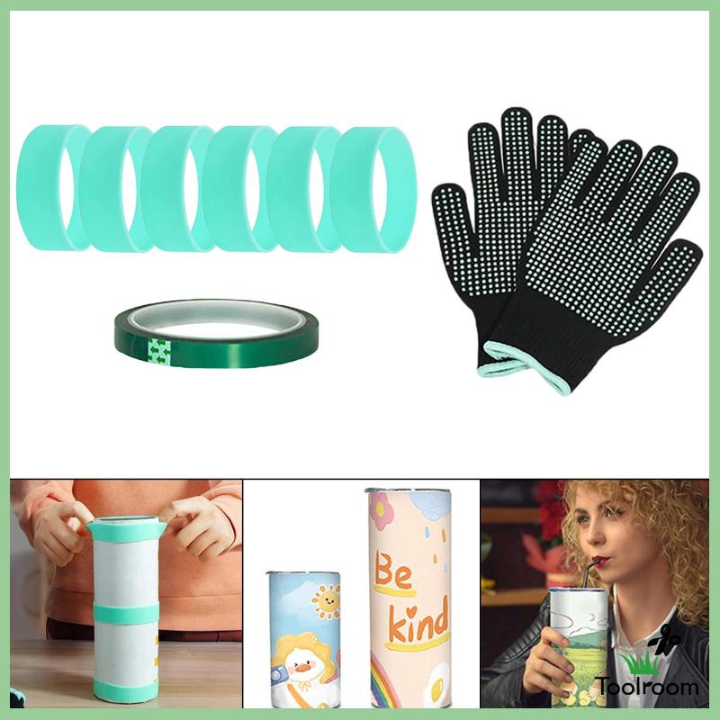 Set 6 Dây Đeo Tay Silicone Chịu Nhiệt Tiện Dụng