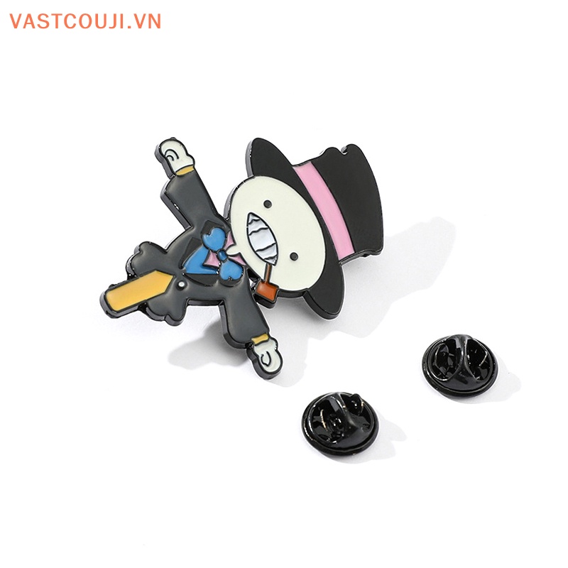 Ghim Cài Áo Kim Loại Hình Bù Nhìn Lâu Đài VASTJI Hal Thời Trang Chất Lượng Cao Làm Quà Tặng VN